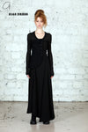 Marc le bihan half jacketless shoulder strap dress 2145 black